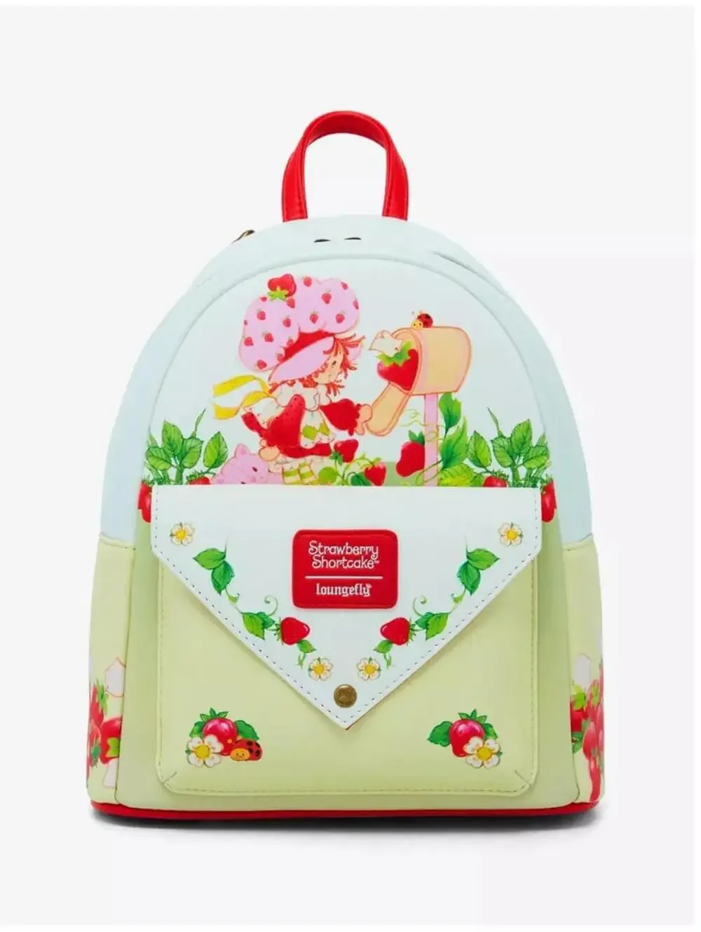 Loungefly Strawberry Shortcake Envelope Mini Backpack